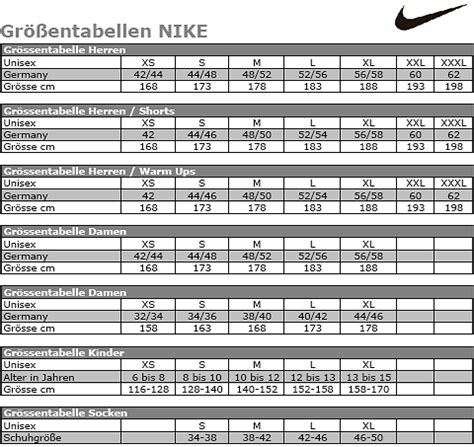 nike schuhe größentabelle herren|intersport größentabelle.